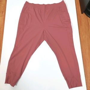 FABLETICS PINK PLUS SIZE JOGGERS SZ 3X
